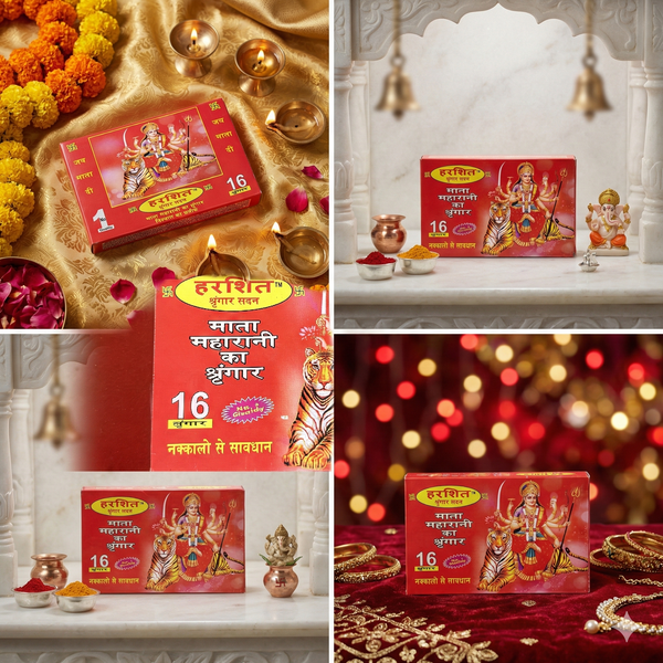Achleshwar Mata Shringar Kit - 16 Piece Nav Durga Pooja Set