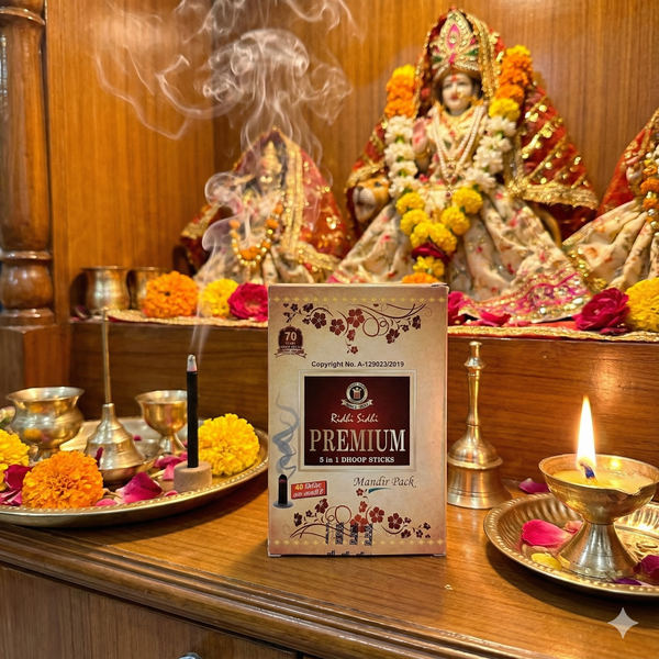 Achleshwar Premium 5 in 1 Dhoop Sticks with Long Lasting Fragrance