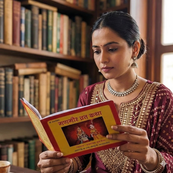 Gangaur Vrat Katha with Aarti – Gauri Pooja & Festival Book