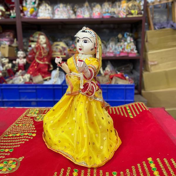 Ishar Ji & Gangour Mata Idol Set | Traditional Rajasthani Gangaur Murti for Pooja 16 Inch - Achleshwar - Achleshwar