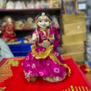 Premium Isar Gangaur Idol Set | (17 inch) Handmade Royal Gangaur Murti with Heavy Jewellery & Designer Attire - Achleshwar