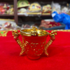 Laddu Gopal Golden Pichkari & Designer Balti Set – Krishna Holi Decoration