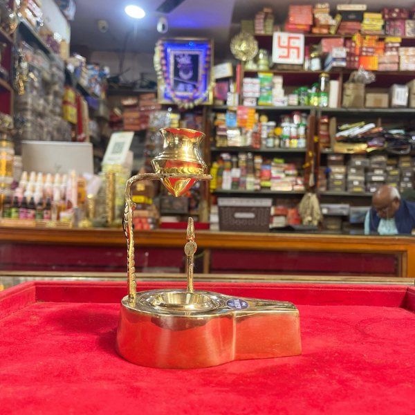 Ashtadhatu Jelhari Argha for Lord Shiva Lingam (Shivling) – Special Pooja Use – Achleshwar - Achleshwar