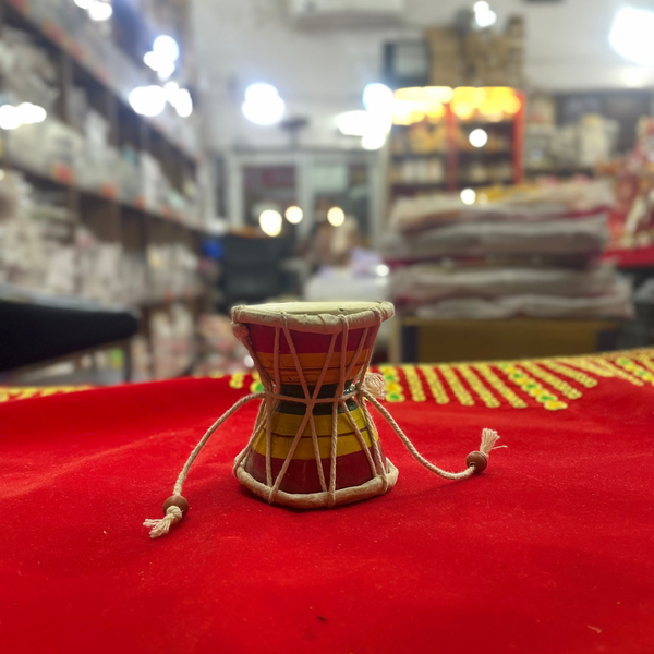 Shiva Musical Divine Damru – Handmade Spiritual Instrument Achleshwar - Achleshwar