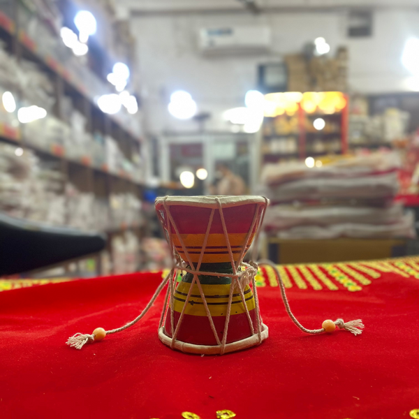 Shiva Musical Divine Damru – Handmade Spiritual Instrument Achleshwar - Achleshwar
