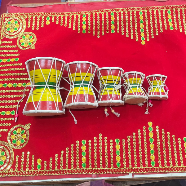 Shiva Musical Divine Damru – Handmade Spiritual Instrument Achleshwar - Achleshwar