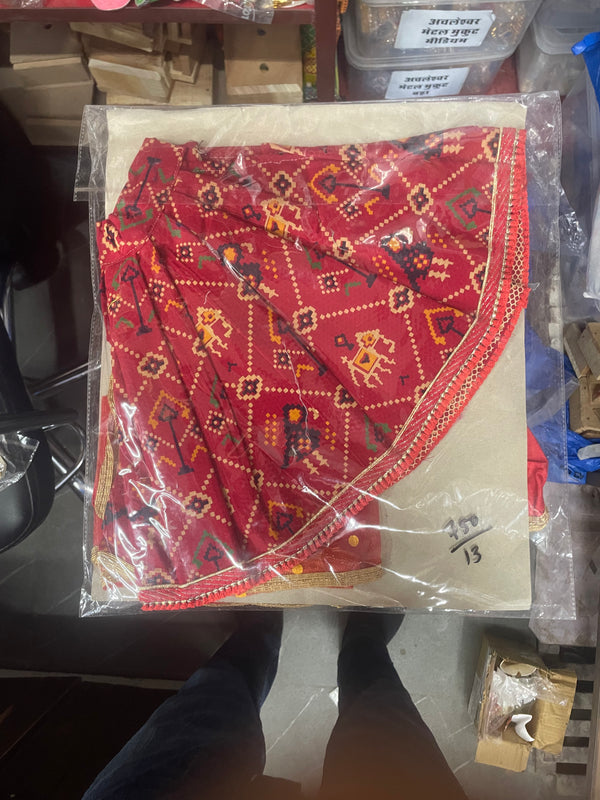 Gangour Mata (Gawar) Ji & Ishwar Ji Poshak Set – 13 Inch Festival Idol Outfit