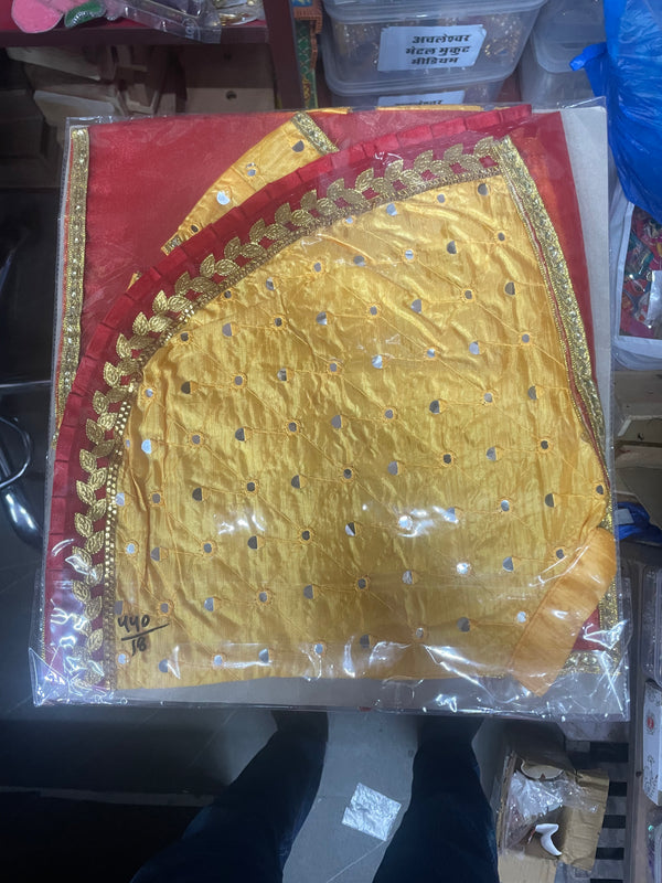 Gangour (Gawar) Mata Ji & Ishwar Ji Poshak Set – 18 Inch Festival Idol Outfit