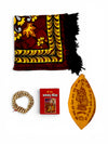 11 Bhagavad Gita Pocket Books, Tulsi Mala, Velvet Aasan & Gaumukhi Japa Bag for Nirjala Ekadashi Daan | Complete Krishna Bhakti Seva Kit