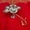 Achleshwar Brass Panch Aarti Diya | 5-Face Jyoti Diya for Puja, Temple & Mahaaarti