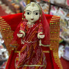 Rajasthani Wooden Isar Gangaur Idol set (21 inches) - Achleshwar - Achleshwar