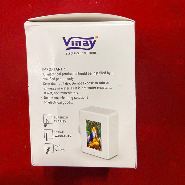 Vinay Mantra Machine with Continuous Bell – Electric Pooja & Temple Bell - Achleshwar