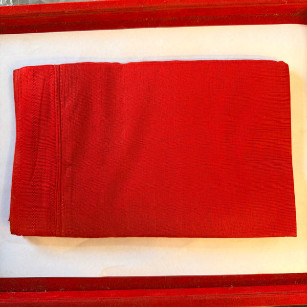 1 Meter Pooja Red Vastra for Mandir – Pure Cotton Temple Cloth / Achleshwar - Achleshwar