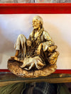 Resin Sai Baba Idol Ashirwad Murti for Pooja | Blessing Statue for Home Mandir, Office & Gift - Achleshwar
