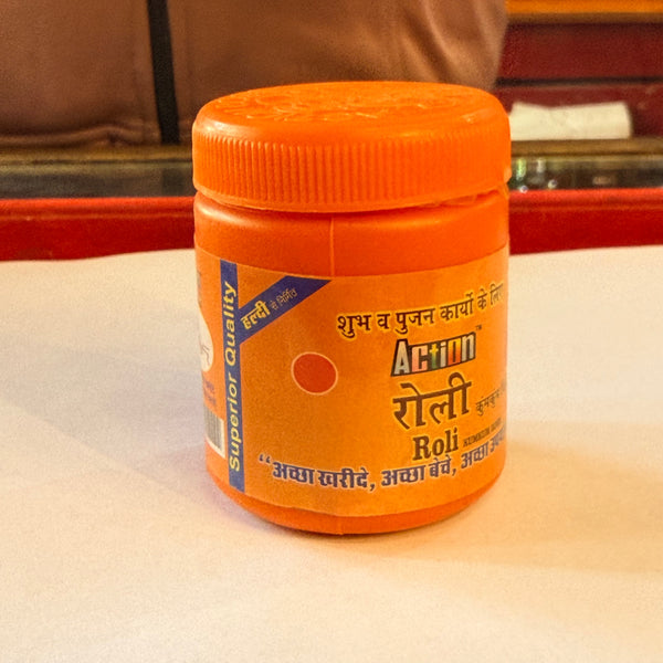Achleshwar Action Roli Kumkum Powder 50gm Pure Tilak, Puja, Festivals