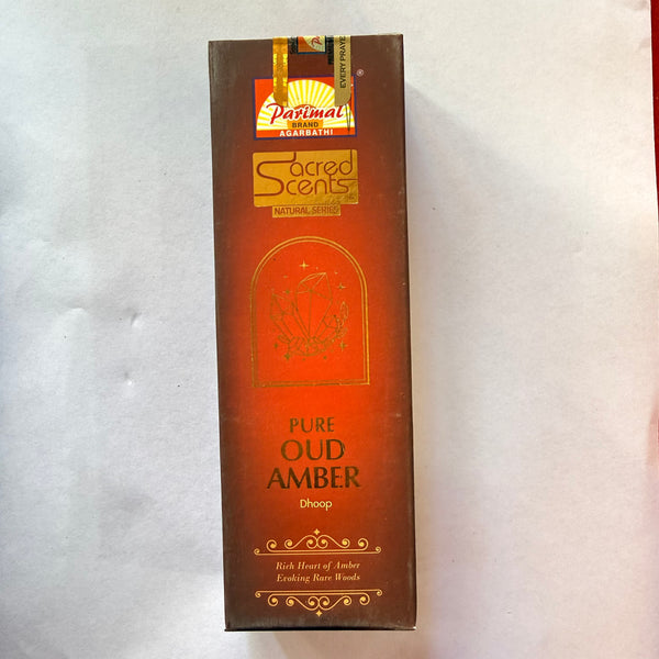 Parimal Pure Amber Oudh Dhoop Bamboo-Less Sticks – Achleshwar - Achleshwar