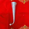 Silver Plated Gaumukhi Shringi for Abhishek – Traditional Shivling Pooja Accessory - Achleshwar