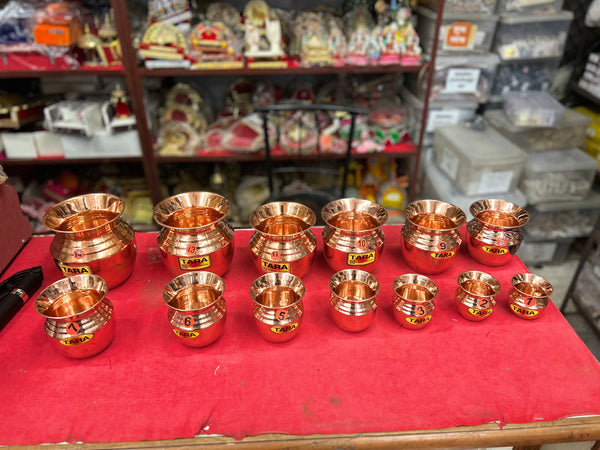 Achleshwar Premium Pure Copper Pooja Lota | Tamra Kalash