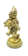 Ashtadhatu Krishna idol Holding Flute