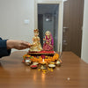 Isar ji Gangaur ji Idols / Murti Set of 1 Pair Wooden (12 inch) - Achleshwar - Achleshwar