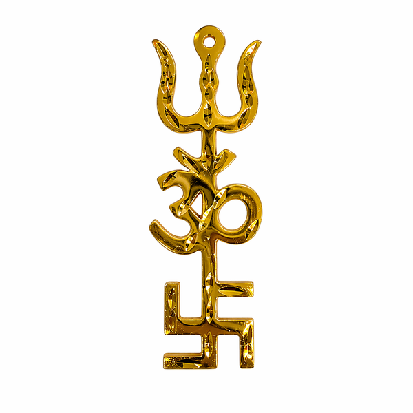 Om Trishul Trishakti Yantra for Home Positivity & Divine Protection – Achleshwar