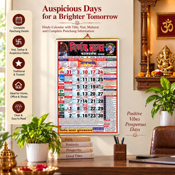 Nirnay Sagar calendar for vrat festivals and shubh muhurat