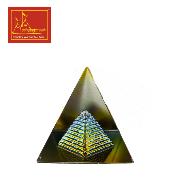 Crystal Pyramid Color Medium 2-Pcs