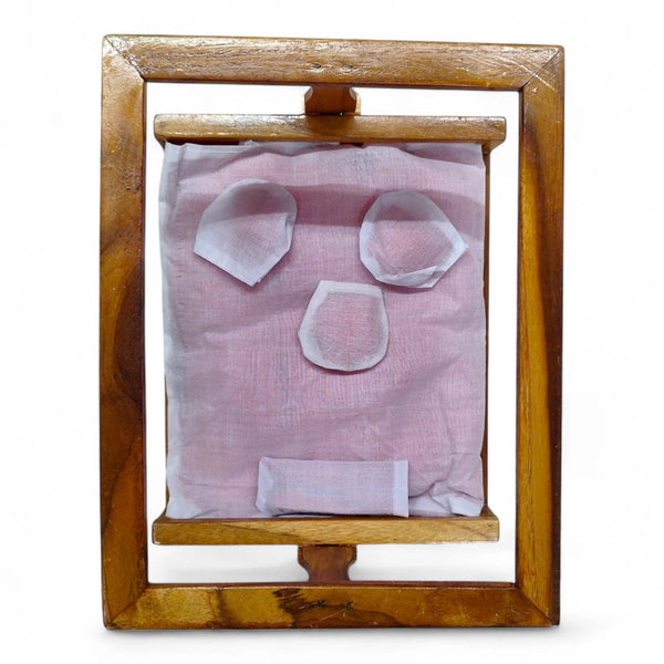 Sagwaan Wooden Bed for Laddu Gopal (NetBed) for 6 & 7 No Laddu Gopal
