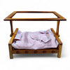 Sagwaan Wooden Bed for Laddu Gopal (NetBed) for 6 & 7 No Laddu Gopal