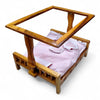 Sagwaan Wooden Bed for Laddu Gopal (NetBed) for 6 & 7 No Laddu Gopal