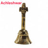 Achleshwar Pooja Garud Ghanti/Bell Pure Brass Garuda Ganti for Pooja Aarti