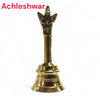 Achleshwar Pooja Garud Ghanti/Bell Pure Brass Garuda Ganti for Pooja Aarti