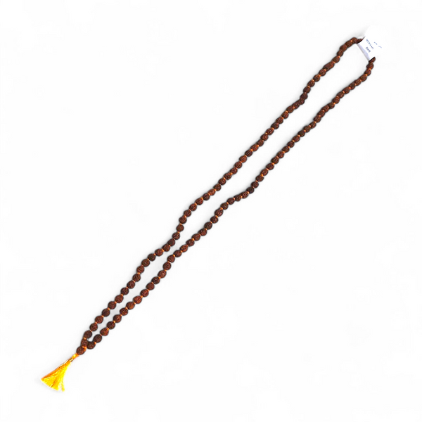 Rudraksha Mala (7mm) | 108+1 Beads | Authentic 5-Mukhi Sacred Seed Mala for Meditation & Daily Wear
