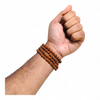 Rudraksha Mala (7mm) | 108+1 Beads | Authentic 5-Mukhi Sacred Seed Mala for Meditation & Daily Wear