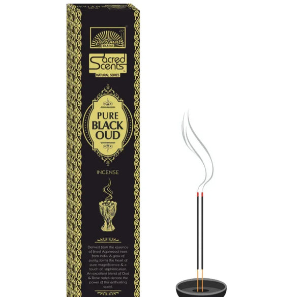 Pure Oud Black Dhoop Sticks for Pooja, Meditation & Spiritual Rituals – Achleshwar - Achleshwar