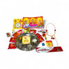 Traditional Diwali puja essentials including kumkum chawal and kesar