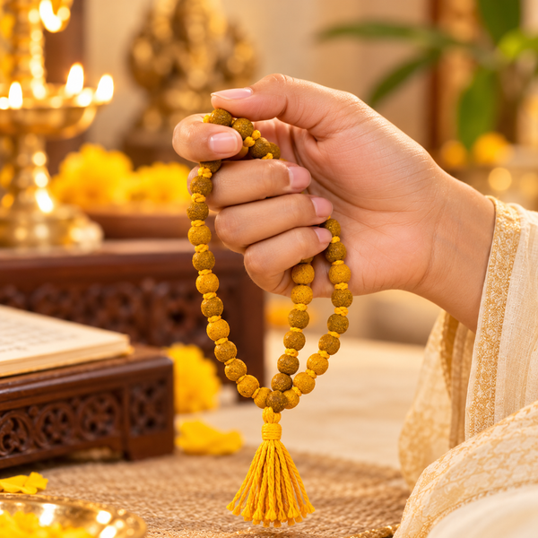 haldi mala chanting mala for meditation
