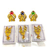 Laddu Gopal Jewellery Set – Mukut, Haar & Earrings Combo | Traditional Jewelry for Kanha Ji 6 no Size