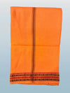 Regular unstiched dhoti cotton orange colour - Achleshwar
