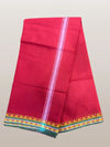 Regular unstiched dhoti cotton red colour - Achleshwar