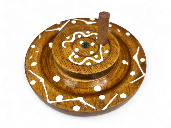 Wooden Handpainted Atta Chakki Toy for Kanha Ji | Bal Gopal Krishna Ji Traditional Play Set