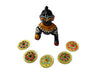 Small Metal ChakriToyfor Laddu Gopal Ji & Radha Krishna Ji | Miniature Decor for God Idols