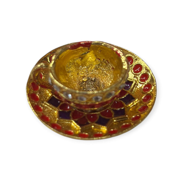 Laddu Gopal Small Cup Plate Toyfor Laddu Gopal Ji & Radha Krishna Ji | Miniature Decor for God Idols
