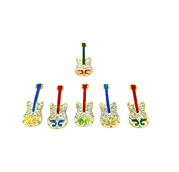 Mini Metal Guitar Toy for Laddu Gopal Toyfor Laddu Gopal Ji & Radha Krishna Ji | Miniature Decor for God Idols