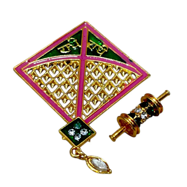 Miniature Kite Toy for Laddu Gopal | Small Accessory for Bal Gopal Idol | Handmade Kite Prop for Krishna Idol Decor (Copy) - Achleshwar