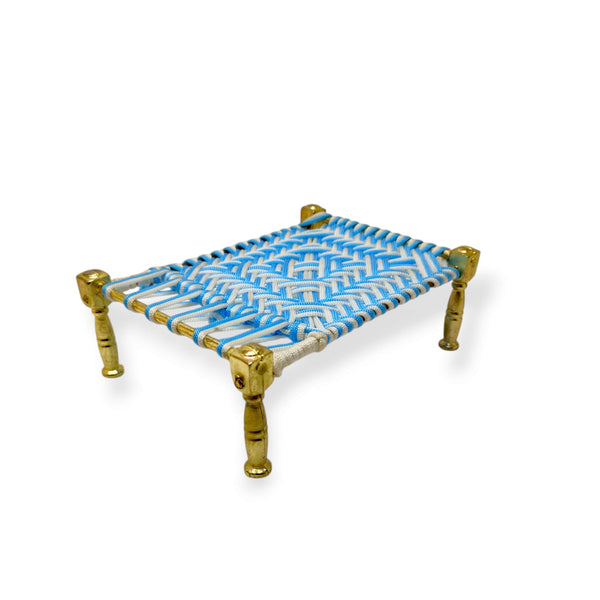 Metal Mini Charpai Bed for Laddu Gopal for 0 to4 No Laddu Gopal