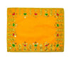 Yellow Velvet Pooja Aasan