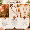 5 Mukhi Rudraksha Mala Original 108+1 Beads Jaap Mala 4mm 5mm 6mm 7mm 8mm 10mm 12mm Achleshwar