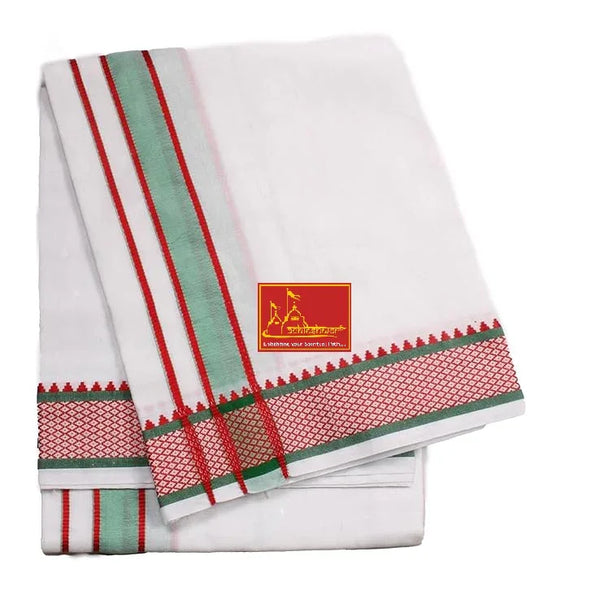 Pure cotton best quality Lungi White colour - Achleshwar