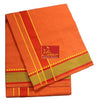 Pure cotton best quality Lungi Orange colour - Achleshwar